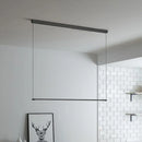 GobekUsa Sleek Metal Black LED Pendant Lamp for Stylish Island Table