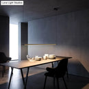 GobekUsa Sleek Metal Black LED Pendant Lamp for Stylish Island Table