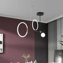 GobekUsa Sleek Metal Crossed Line Island Light - Simplicity 3 Heads
