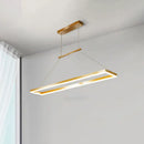 GobekUsa Sleek Metal Island Ceiling LED Pendant Light for Dining Room - Simplicity and Style