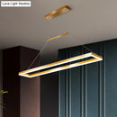 GobekUsa Sleek Metal Island Ceiling LED Pendant Light for Dining Room - Simplicity and Style