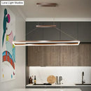 GobekUsa Sleek Metal Island Ceiling LED Pendant Light for Dining Room - Simplicity and Style