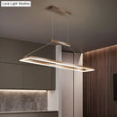 GobekUsa Sleek Metal Island Ceiling LED Pendant Light for Dining Room - Simplicity and Style