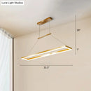 GobekUsa Sleek Metal Island Ceiling LED Pendant Light for Dining Room - Simplicity and Style