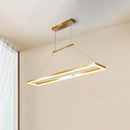 GobekUsa Sleek Metal Island Ceiling LED Pendant Light for Dining Room - Simplicity and Style