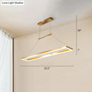 GobekUsa Sleek Metal Island Ceiling LED Pendant Light for Dining Room - Simplicity and Style