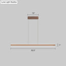 GobekUsa Sleek Triangle Island Light: Aluminum LED Hanging Lamp for Restaurants