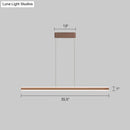 GobekUsa Sleek Triangle Island Light: Aluminum LED Hanging Lamp for Restaurants