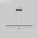 GobekUsa Sleek Triangle Island Light: Aluminum LED Hanging Lamp for Restaurants