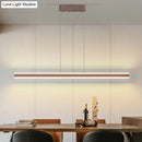 GobekUsa Sleek Triangle Island Light: Aluminum LED Hanging Lamp for Restaurants