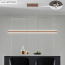 GobekUsa Sleek Triangle Island Light: Aluminum LED Hanging Lamp for Restaurants