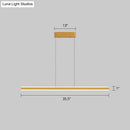 GobekUsa Sleek Triangle Island Light: Aluminum LED Hanging Lamp for Restaurants