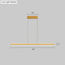 GobekUsa Sleek Triangle Island Light: Aluminum LED Hanging Lamp for Restaurants