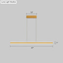 GobekUsa Sleek Triangle Island Light: Aluminum LED Hanging Lamp for Restaurants