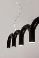 GobekUsa Sleek U-Shaped Chandelier for Bedroom and Kitchen