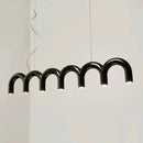 GobekUsa Sleek U-Shaped Chandelier for Bedroom and Kitchen