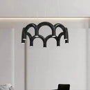 GobekUsa Sleek U-Shaped Chandelier for Bedroom and Kitchen