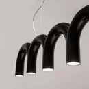 GobekUsa Sleek U-Shaped Chandelier for Bedroom and Kitchen