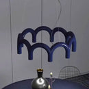 GobekUsa Sleek U-Shaped Chandelier for Bedroom and Kitchen
