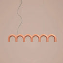 GobekUsa Sleek U-Shaped Chandelier for Bedroom and Kitchen
