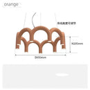 GobekUsa Sleek U-Shaped Chandelier for Bedroom and Kitchen