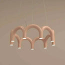 GobekUsa Sleek U-Shaped Chandelier for Bedroom and Kitchen