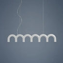 GobekUsa Sleek U-Shaped Chandelier for Bedroom and Kitchen