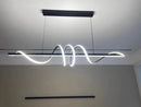 GobekUsa Sleek Wavy Pendant Lights for Dining Room