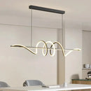 GobekUsa Sleek Wavy Pendant Lights for Dining Room