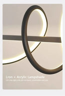 GobekUsa Sleek Wavy Pendant Lights for Dining Room