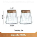 Small transparent glass vase with bamboo base for living room decor