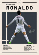 GobekUsa Soccer Star Ronaldo Canvas Wall Art