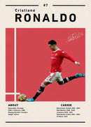 GobekUsa Soccer Star Ronaldo Canvas Wall Art