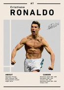 GobekUsa Soccer Star Ronaldo Canvas Wall Art