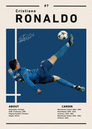 GobekUsa Soccer Star Ronaldo Canvas Wall Art
