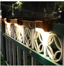 Modern black solar led outdoor stair lights with sun sensor by Decorbites