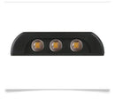 Modern matte black solar led wall light garden pathway lamp by Decorbites