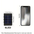 Modern black rectangular solar led outdoor wall lights garden patio by Decorbites