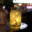 GobekUsa Solar Mason Jar Fairy Lights for Garden Decoration