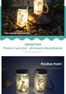 GobekUsa Solar Mason Jar Fairy Lights for Garden Decoration