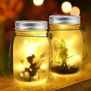 GobekUsa Solar Mason Jar Fairy Lights for Garden Decoration