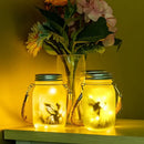 GobekUsa Solar Mason Jar Fairy Lights for Garden Decoration