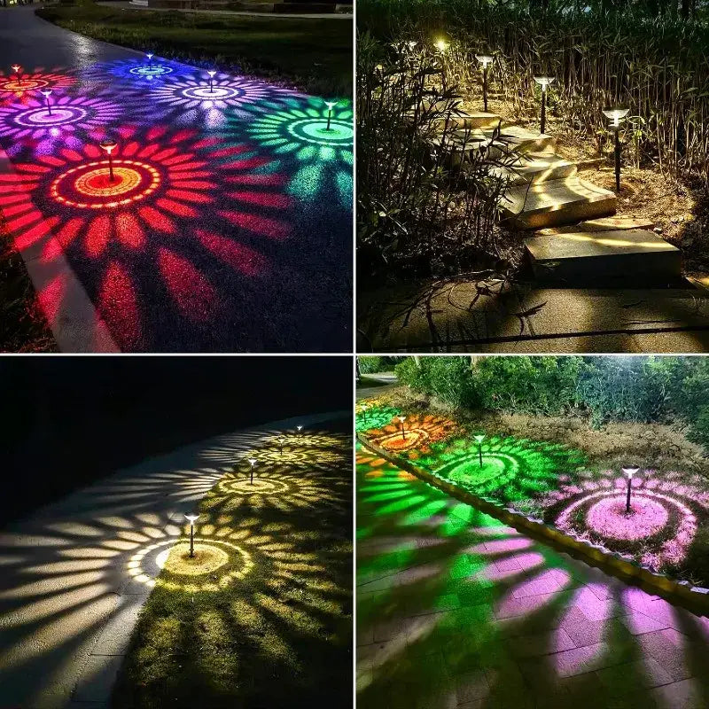 GobekUsa Solar Pathway Lights 6 Pack, Color Changing & Warm White LED, Waterproof, photo 6 of 6