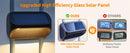 GobekUsa Solar-Powered Fence Lights for Yard, Deck, Patio by Decorbites