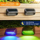 GobekUsa Solar-Powered Fence Lights for Yard, Deck, Patio by Decorbites