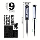 GobekUsa Solar Powered LED House Number Light
