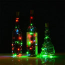 Brown solar wine bottle fairy lights 3 pack garden and dining room by Decorbites