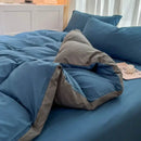 GobekUsa Solid Color Brush Fabric Bedding Set - 4 Pieces