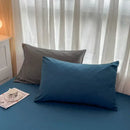GobekUsa Solid Color Brush Fabric Bedding Set - 4 Pieces