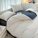 GobekUsa Solid Color Brush Fabric Bedding Set - 4 Pieces